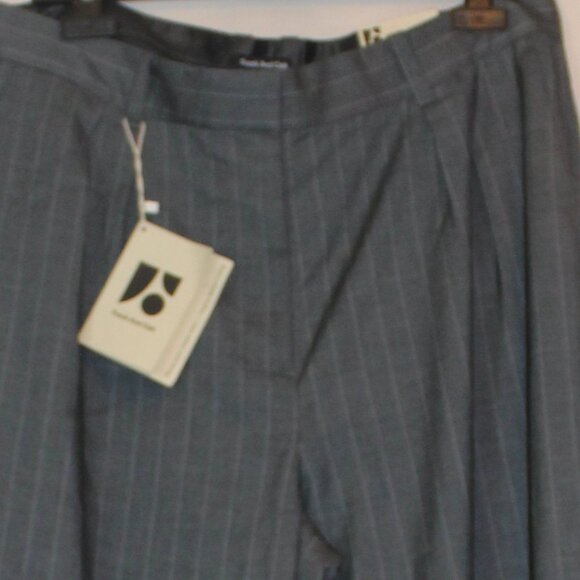 NWT Frank And Oak Emma Gray classic business wide leg lined pants size 16 - Picture 9 of 9
